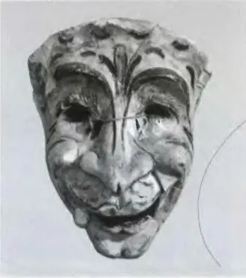 Раскрашенная итальянская маска используемая в магических ритуалах Палермо - фото 52