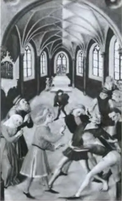 Святой Мартен изгоняющий бесов из одержимого Неизвестный художник Колшар - фото 62