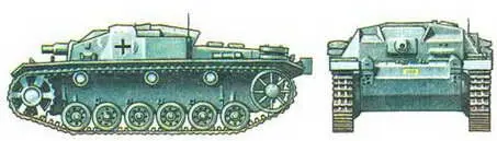 Немецкое штурмовое орудие St uG II ID Немецкий штурмовой танк Бруммбэр - фото 180