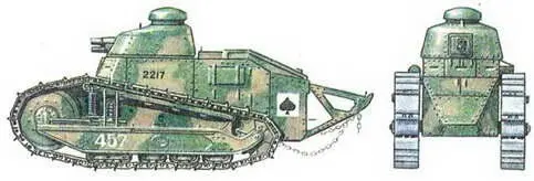Французский танк Рено FT Подача бензина и циркуляция воды в системе - фото 19