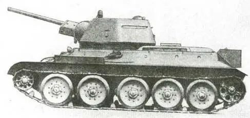 Танк Т3476 выпуска 1943 гг В 1942 году на танке ставились пушки Ф32 либо - фото 214