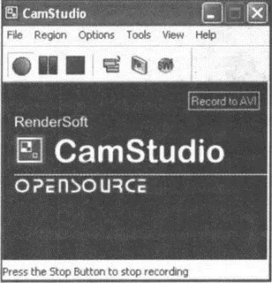 Рис 1011 CamStudio запись видео с экрана Помимо своей портативности - фото 87