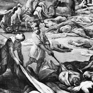 12 Чума в Марселе 1720 г Фрагмент картины неизвестного художника Монпелье - фото 12