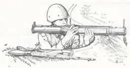 Положение для стрельбы с колена стоя из окопа Мушка РПГ18 поздний - фото 108