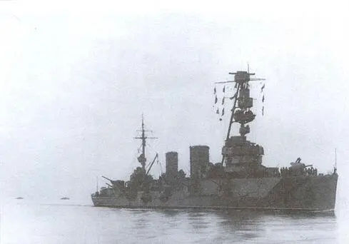 Крейсер Красный Крым на рейде 1942 год РГАКФД Корабли с десантом в - фото 23