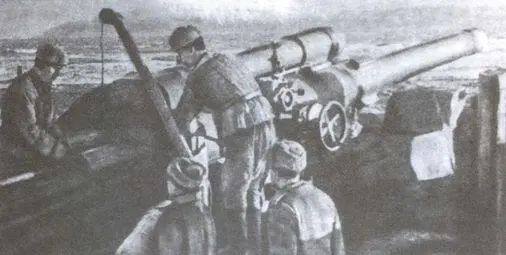 203мм пушкагаубица Б4 образца 1931 года под командованием лейтенанта А Л - фото 25