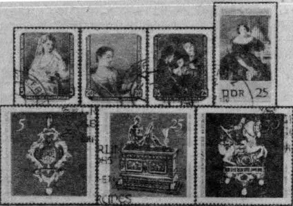 Рис 24 В 1967 г почта ГДР выпустила серию из шести марок с репродукциями - фото 24