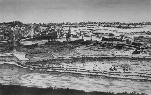 Воронеж Верфи Гравюра начала XVIII века Саратов Гравюра XVIII века - фото 31