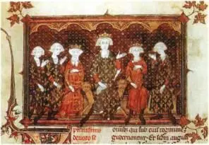 Король Франции Филипп Красивый миниатюра XII в Французская монархия - фото 48