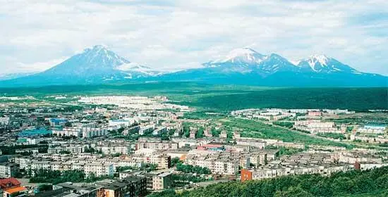 Панорама города Вид с сопки Мишенная ПетропавловскКамчатский 190 тыс - фото 134