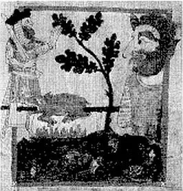 Король Артур и великан Миниатюра из манускрипта Середина XIV в Британская - фото 19