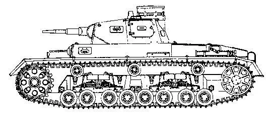 Немецкий танк Pz Kpfw III Ausf В Немецкий танк Pz Kpfw IV Ausf С - фото 41