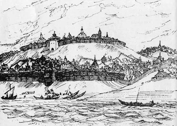 4 Нижегородский кремль в XIV в Рис СЛ Агафонова 5 Кремль в XVII в - фото 29