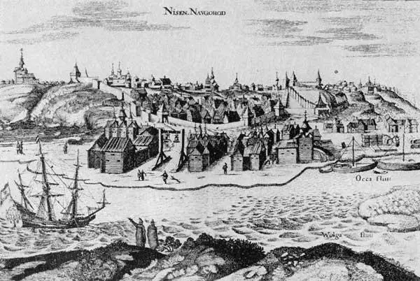 6 Кремль в XVII в Гравюра А Олеария 1656 г 7 Нижегородский кремль в - фото 31