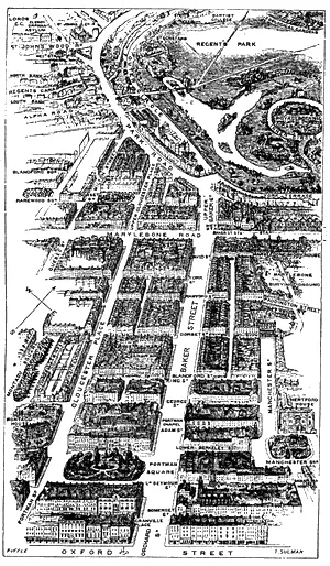 Схема Бейкерстрит и окрестностей Ок 1892 В доме 13 участок которого стоял - фото 6