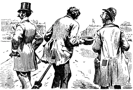 Уличная сценка Рисунок из журнала Punch 1892 Многие уличные торговцы имели - фото 19