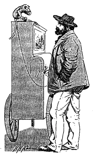 Итальянский шарманщик Рисунок Х Х Флор из журнала The Sketch 1893 - фото 22