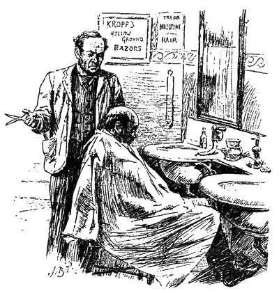 В парикмахерской Рисунок из журнала Punch 1892 Дом 74 в 1881 году делило - фото 27