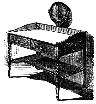 Столик для бритья Рисунок из книги Illustriertes HaushaltungsLexicon 1890 - фото 73