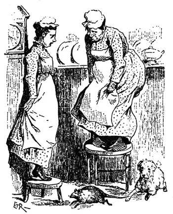Сцена на кухне Рисунок из журнала Punch 1891 К концу 1880х Холмс приобрел - фото 76