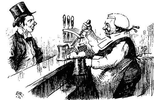 Не так много пены милорд Рисунок из журнала Punch 1892 Заказ Шерлоком - фото 145