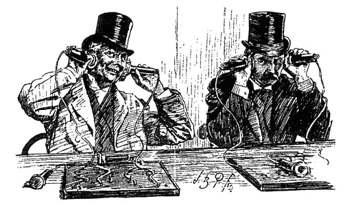 Аппараты ГоуэраБелла в использовании Рисунок из журнала Punch 1892 Второе - фото 170