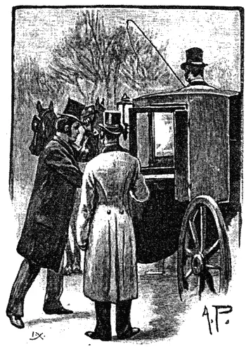 Брум Рисунок из журнала The Idler 1892 Внутри брума находилось сидение на - фото 187