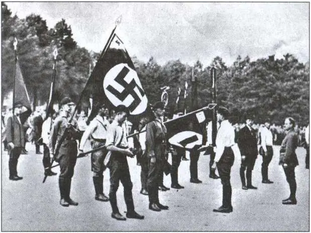 СА вовремя запрета партийной униформы Гамбург 1931 г Встреча с - фото 29