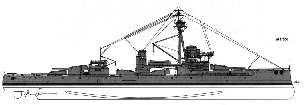 Колоссус Внешний вид корабля по состоянию на 1918 г После войны когда - фото 54