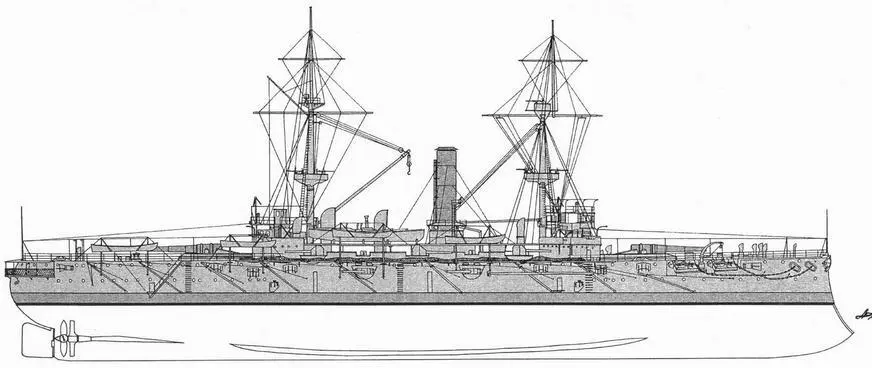 РэмиллисВнешний вид корабля по состоянию на 1893 г Резолюшн Вступил в - фото 14