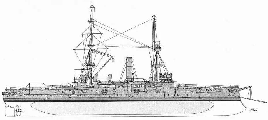 Ридаутэблб Ривендж Внешний вид корабля по состоянию на 1915 г - фото 15