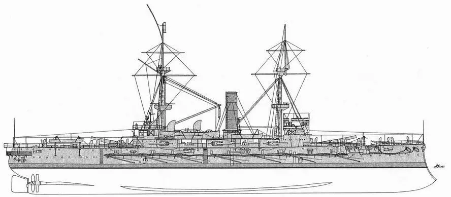 Ройал СоверенВнешний вид корабля по состянию на 1904 г Место постройки - фото 17