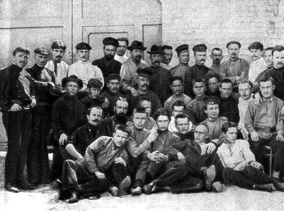 Группа ивановских социалдемократов во владимирской тюрьме 1908 год Обоз - фото 25