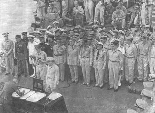 Подписание акта о капитуляции милитаристской Японии 2 сентября 1945 г - фото 36