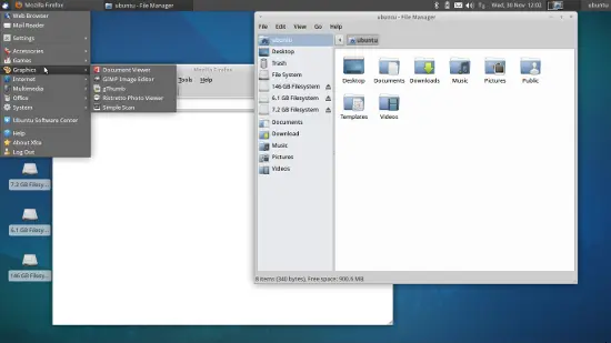 Поработав несколько дней в Xubuntu 1110 я не могу назвать XFCE 48 адекватной - фото 28