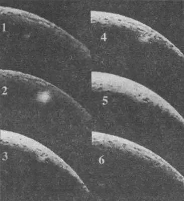 Рис 13 Вспышка на Луне 11 января 1978 г Снимки сделаны с интервалом 7 с На - фото 13