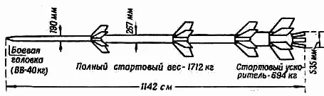 Рис 39 Ракета Рейнботе Первая многоступенчатая ракета три ступени и - фото 54
