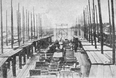 Установка килевых листов на стапеле 19 июля 1910 г стр 36 Установка - фото 10