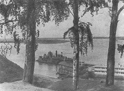 Пристань в Василеве В П Чкалов среди товарищей в Борисоглебской школе - фото 7