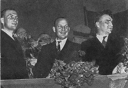 Экипаж Чкалова в США Окленд июнь 1937 г Прием в честь экипажа Чкалова - фото 40