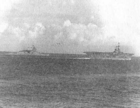 Ринаун и Арк Ронял Средиземное море 1940 год ЕВК Арк Ройял - фото 4