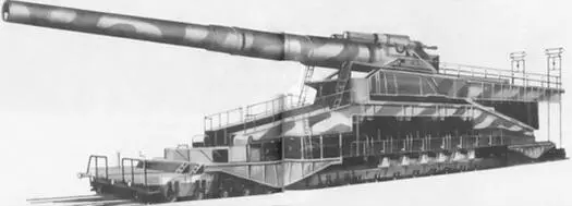 80см железнодорожная установка Дора 194см пушка K486f на батарее - фото 49
