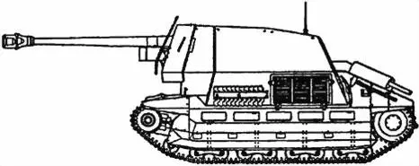 Рис 38 Противотанковая САУ с 75см пушкой Pak 40 на шасси французского танка - фото 101