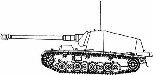 Рис 46 Противотанковая САУ с 128см пушкой Flak 40 Рис 47 САУ Ягдтигр - фото 110