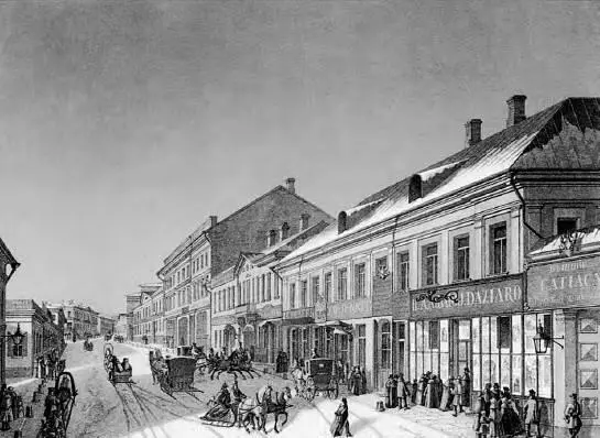 А Деруа Кузнецкий мост 1840е гг Дом этот занимал целый квартал один сад - фото 35