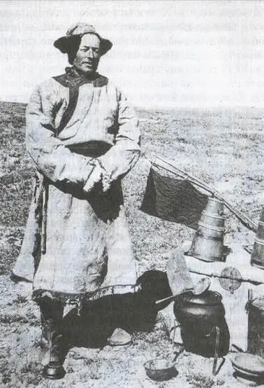 Хедин переодетый в монгольского пилигрима при попытке достичь Лхасы 1901 - фото 13