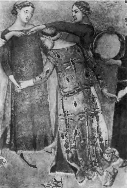 Франческо дель Косса Занятия женщин Фрагмент росписи Зала месяцев в Палаццо - фото 33