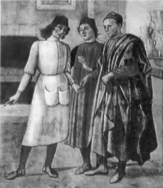 Неизвестный художник Казнь Савонаролы и его сторонников Фрагмент Флоренция - фото 43