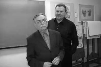 Сергей Лузин и поэт Сергей Георгиевич Стратановский 3 декабря 2010 г Сергей - фото 61