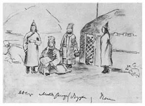 Женщины иссыккульских киргизов 1856 г Рисунок карандашом Ч Валиханова 11 - фото 13